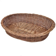 Dog Basket Willow Natural 90