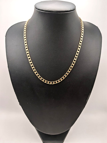 Solid 9ct yellow - yellow, curb