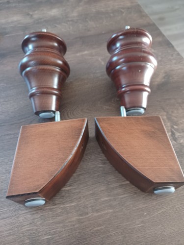 Walnut wooden turned - ,