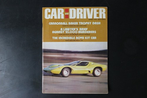 Car and driver magazine - and,