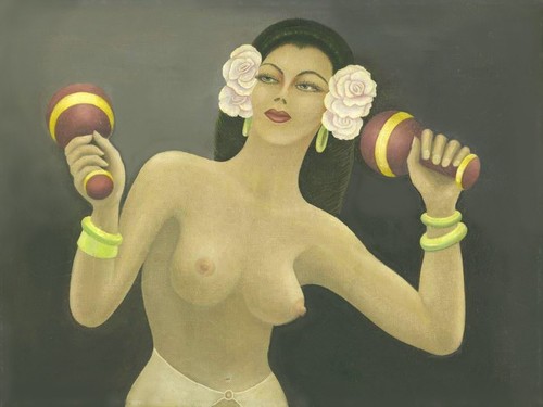 1949 signed lowbrow art - signed,