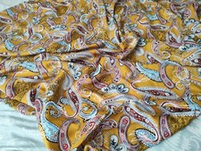 4 Yards Printed Linen Blend