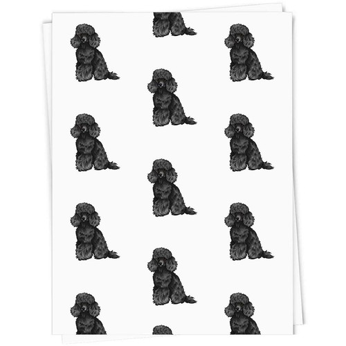 Black toy poodle gift - poodle', /
