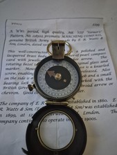 WORLD WAR 1 OFFICERS MARCHING COMPASS