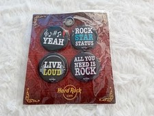 Hard Rock Cafe Set Of 4 Pin