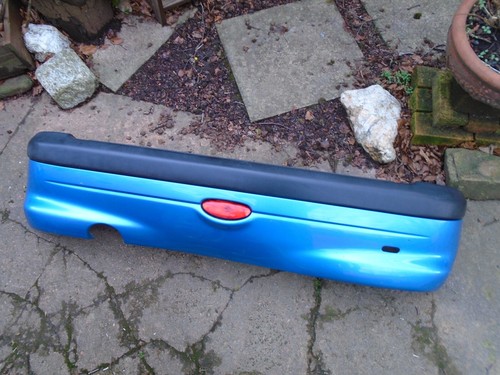 Peugeot 206 rear bumper blue - bumper,