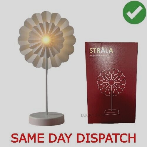 Led white star flower - white, light