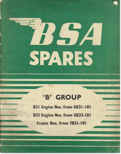 Bsa 350cc b31 500cc - 500cc, b33