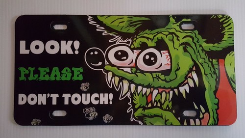 Rat fink look - rat, plastic