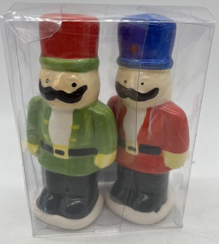Salt and pepper shakers - and,