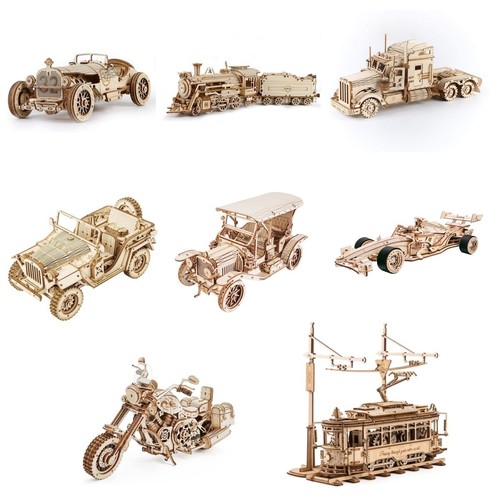 Rokr wooden puzzle car - rokr,