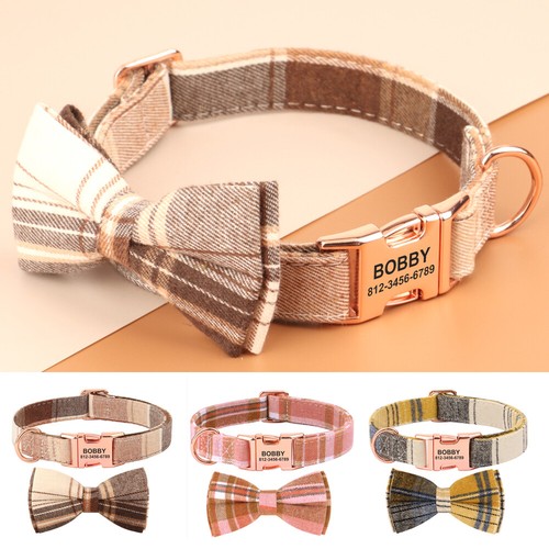 Bow tie dog collar - bow,