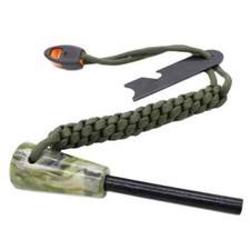 Bushcraft, Ferro Rod, Flint Steel, Fire Striker & Emergency Whistle