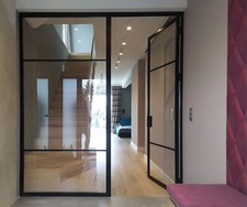BESPOKE STEEL DOOR, custom steel door, metal door, interior door, glass stee