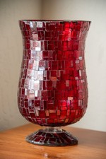 RED MOSAIC Hurricane GLASS