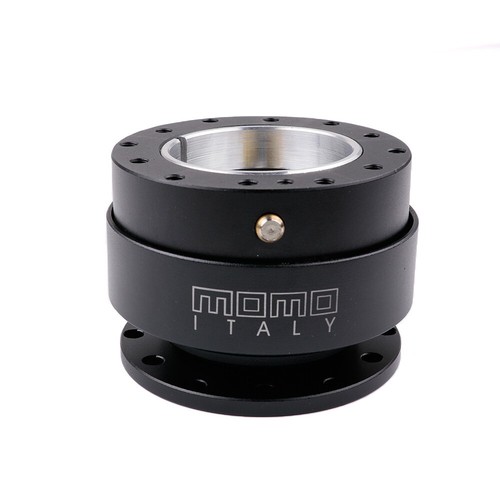 Momo black steering - steering, wheel