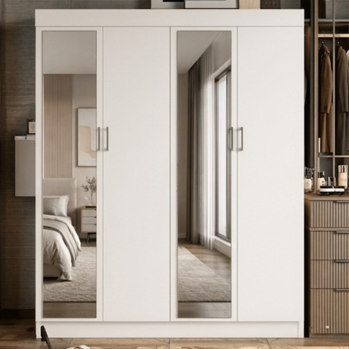 Door wardrobe with - door,