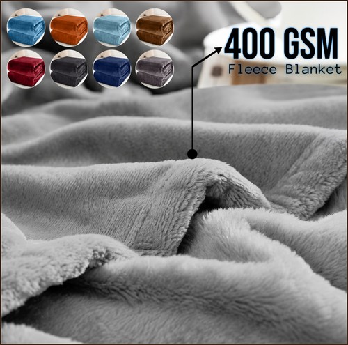 Faux fur fleece throw soft - fleece,