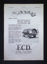 Original 1944 Advert ECD Water