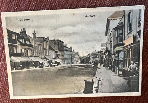 Antique postcard ashford kent - antique,