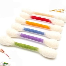 6Pcs Cotton Swab Cat Toy