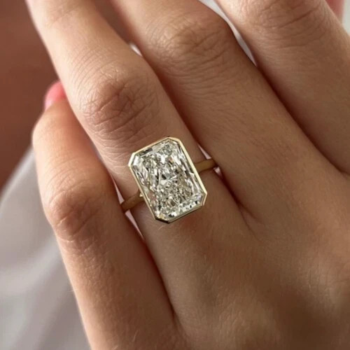 Diamond ring gold - ring, lab
