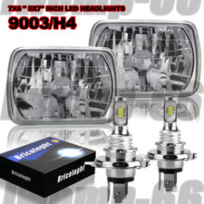 Pair 7X6 inch LED Headlights