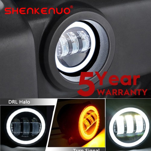 Pair inch led round - inch, fog