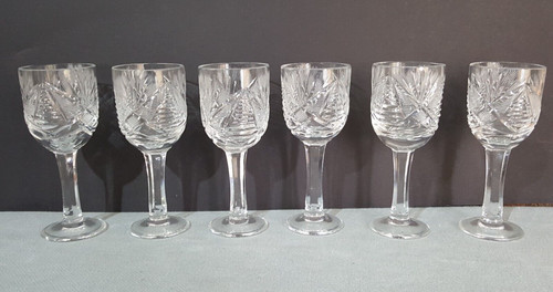 Set six antique - of, cut