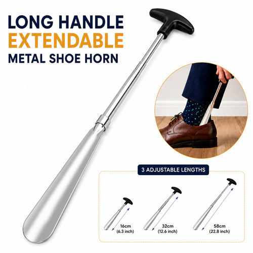 Long shoe horn extendable - long,