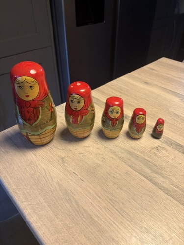 Vintage russian matryoshka - vintage,