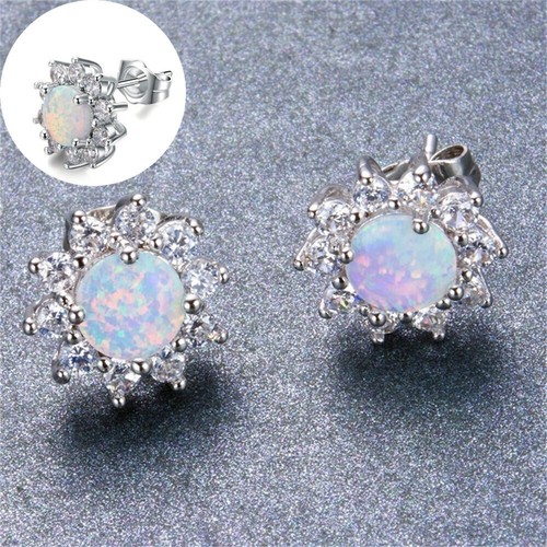 Earrings womens white jewelry - womens,