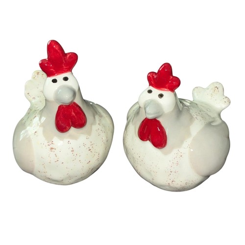 Hens cruet set salt - cruet, pepper