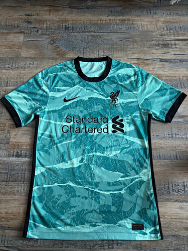 Nike liverpool away green - liverpool,