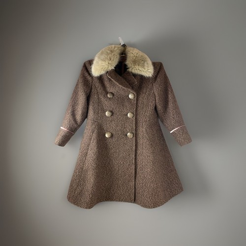 Freeze flared brown - brown, tweed
