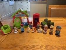 Happyland Vets And Figures Animals Cars Bundle Telephone Box Village