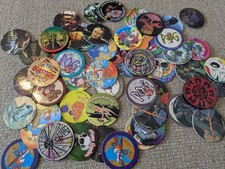 Collection of 50+ Vintage Pogs