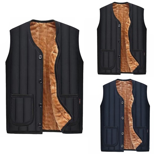 Mens fleece vest solid - mens,