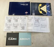 Nissan Almera Tino Bookpack, Owners Manual, And Wallet