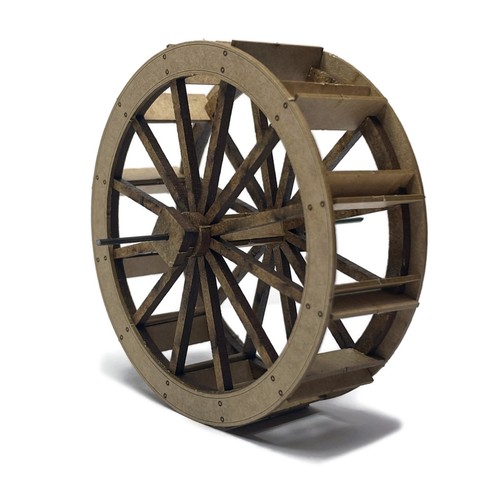 Overshot waterwheel for - waterwheel,