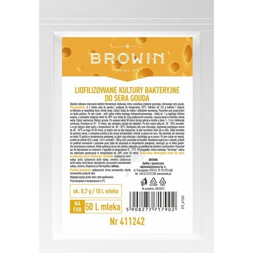 Gouda cheese culture for l - for, 50