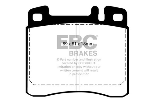 Ebc ultimax front brake pad - ultimax,