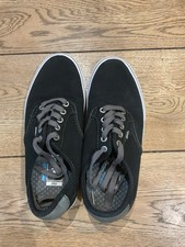 Unisex Vans Off The Wall, Ultracush Lite, Black With Grey Lace Up Closure,