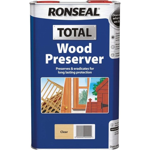 Ronseal clear total wood - clear,