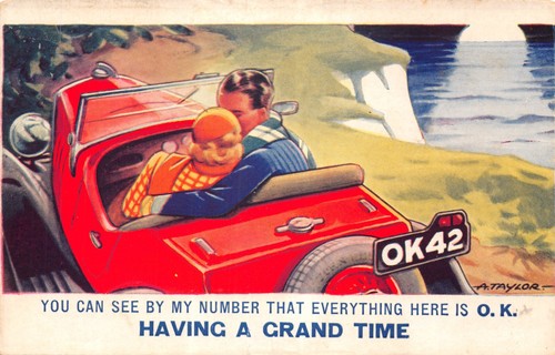 Bamforth old comic postcard - bamforth,