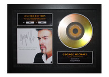 George Michael Signed Gold