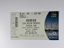 Depeche Mode Ticket Complete