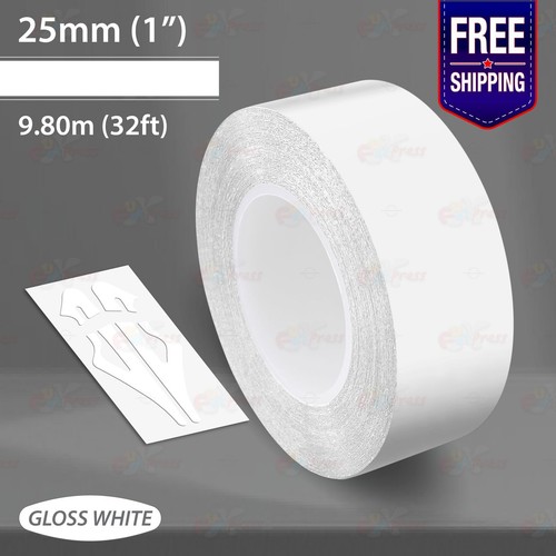Gloss white 25mm pin - gloss,