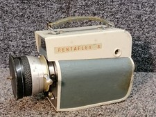 Vintage Pentaflex 8 Movie Camera Carl Zeiss Jena Pentovar 2/8 bis 32 Lens