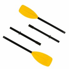 Plastic Ribbed Boat Oars Adjustable Canoe Raft Rubber Dinghy Kayak Paddle